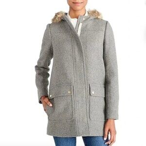 J crew Mercantile Wool gray coat size 16